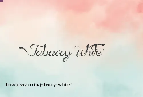 Jabarry White