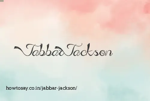 Jabbar Jackson