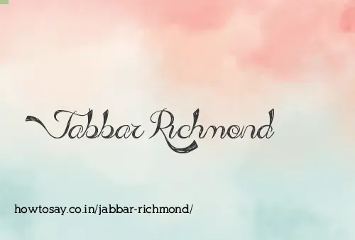 Jabbar Richmond