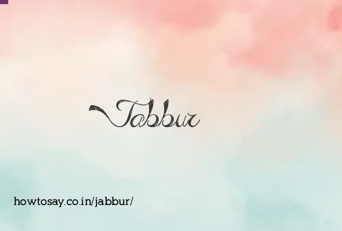 Jabbur
