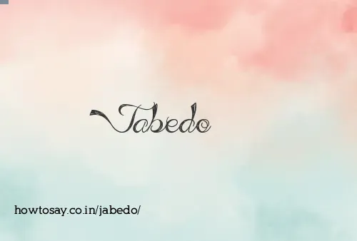 Jabedo