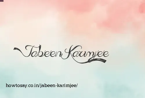 Jabeen Karimjee