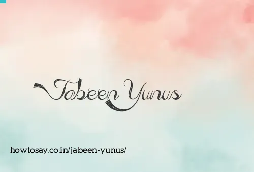 Jabeen Yunus