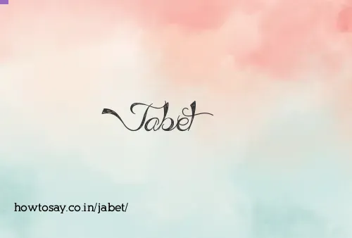 Jabet