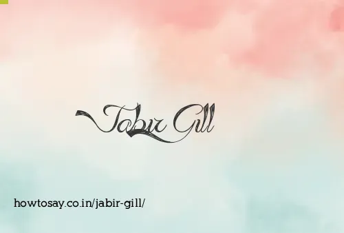 Jabir Gill