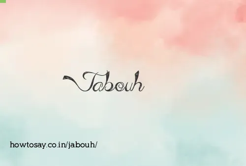 Jabouh