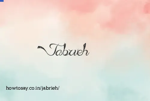Jabrieh