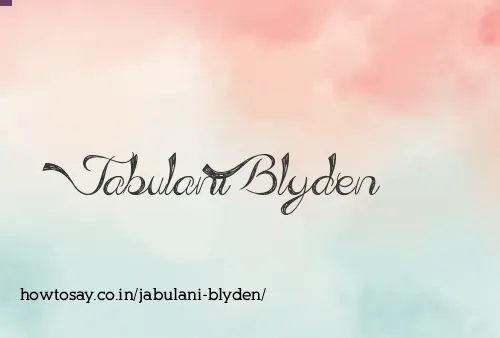 Jabulani Blyden