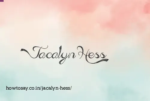 Jacalyn Hess