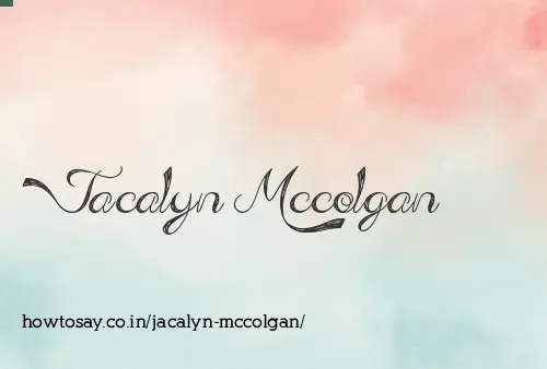 Jacalyn Mccolgan