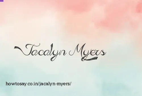 Jacalyn Myers