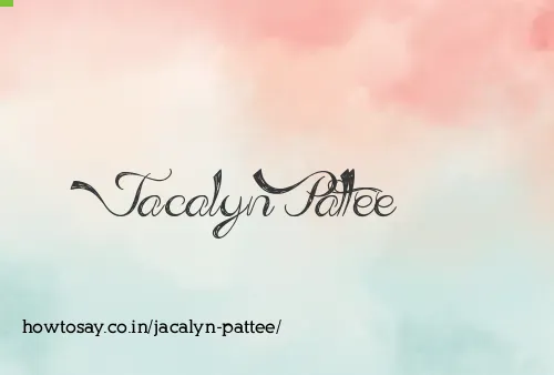 Jacalyn Pattee