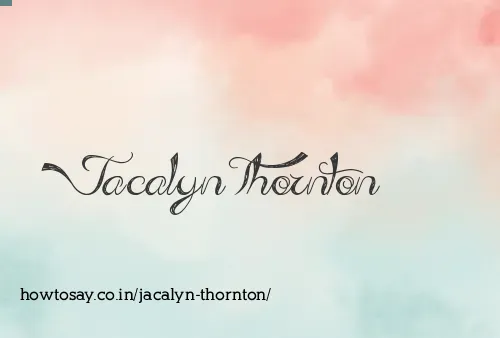 Jacalyn Thornton