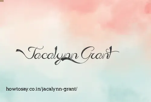 Jacalynn Grant