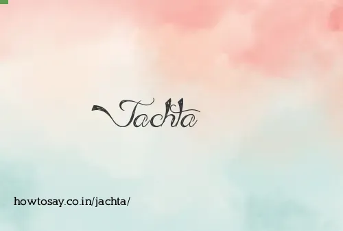 Jachta
