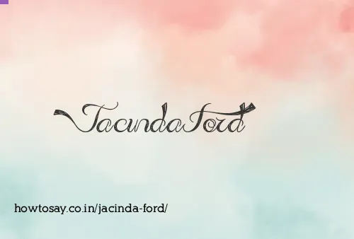 Jacinda Ford
