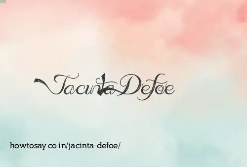 Jacinta Defoe