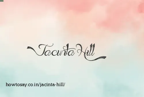 Jacinta Hill