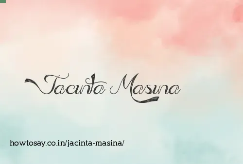 Jacinta Masina