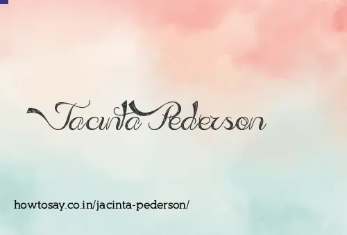 Jacinta Pederson
