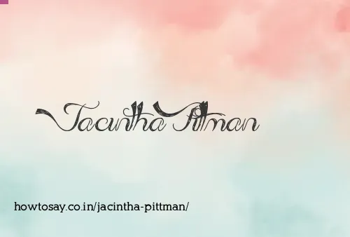 Jacintha Pittman