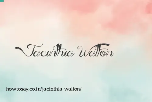 Jacinthia Walton