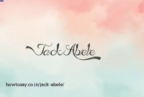 Jack Abele
