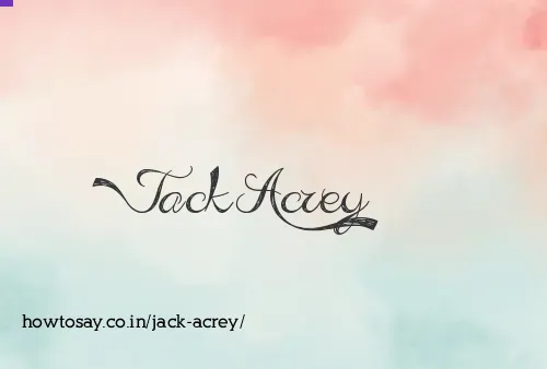 Jack Acrey