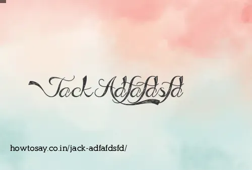 Jack Adfafdsfd