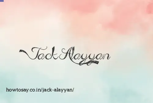 Jack Alayyan
