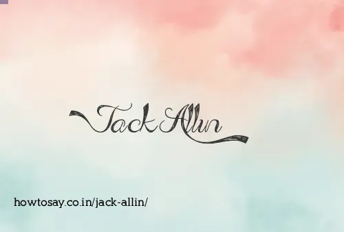 Jack Allin