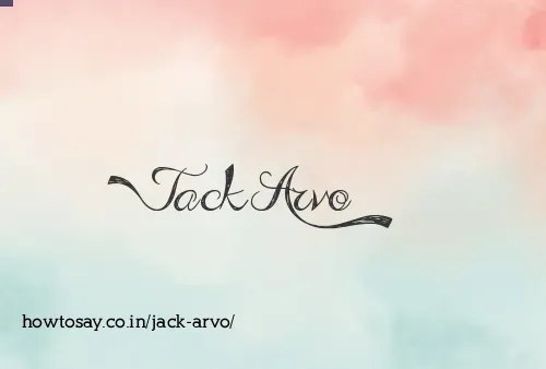 Jack Arvo