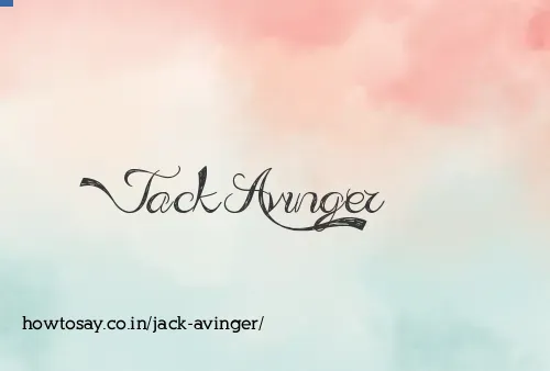 Jack Avinger