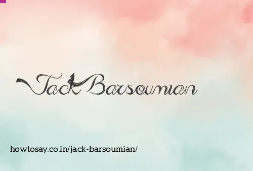 Jack Barsoumian