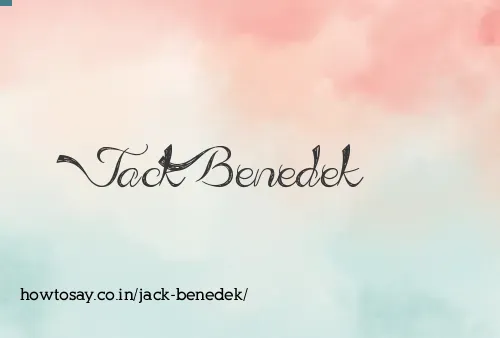 Jack Benedek