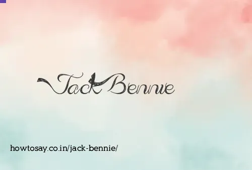 Jack Bennie