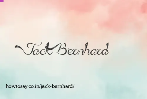 Jack Bernhard