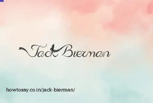 Jack Bierman