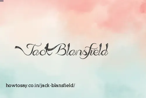 Jack Blansfield