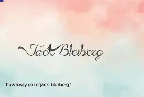 Jack Bleiberg