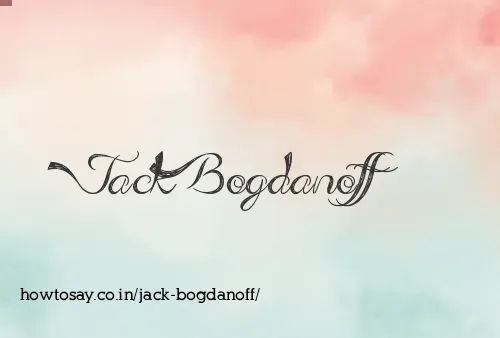 Jack Bogdanoff