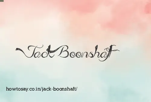 Jack Boonshaft