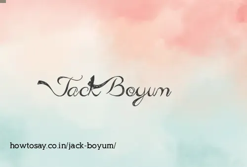 Jack Boyum