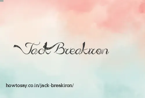 Jack Breakiron