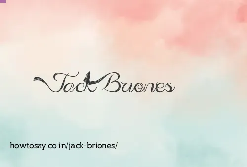 Jack Briones