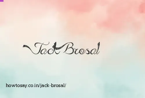 Jack Brosal