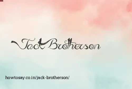 Jack Brotherson