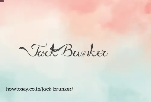Jack Brunker