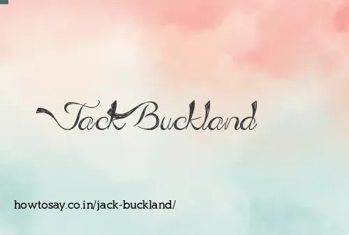 Jack Buckland