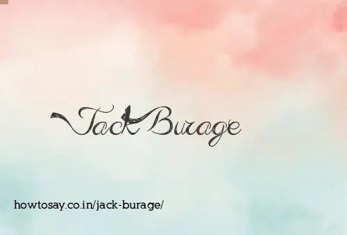 Jack Burage